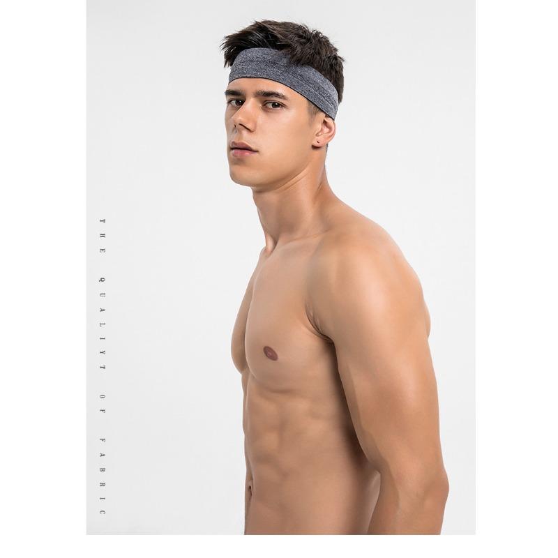 Unisex Non Slip Sweat Absorbent Sports Headband For Outdoor Running Yoga Tennis