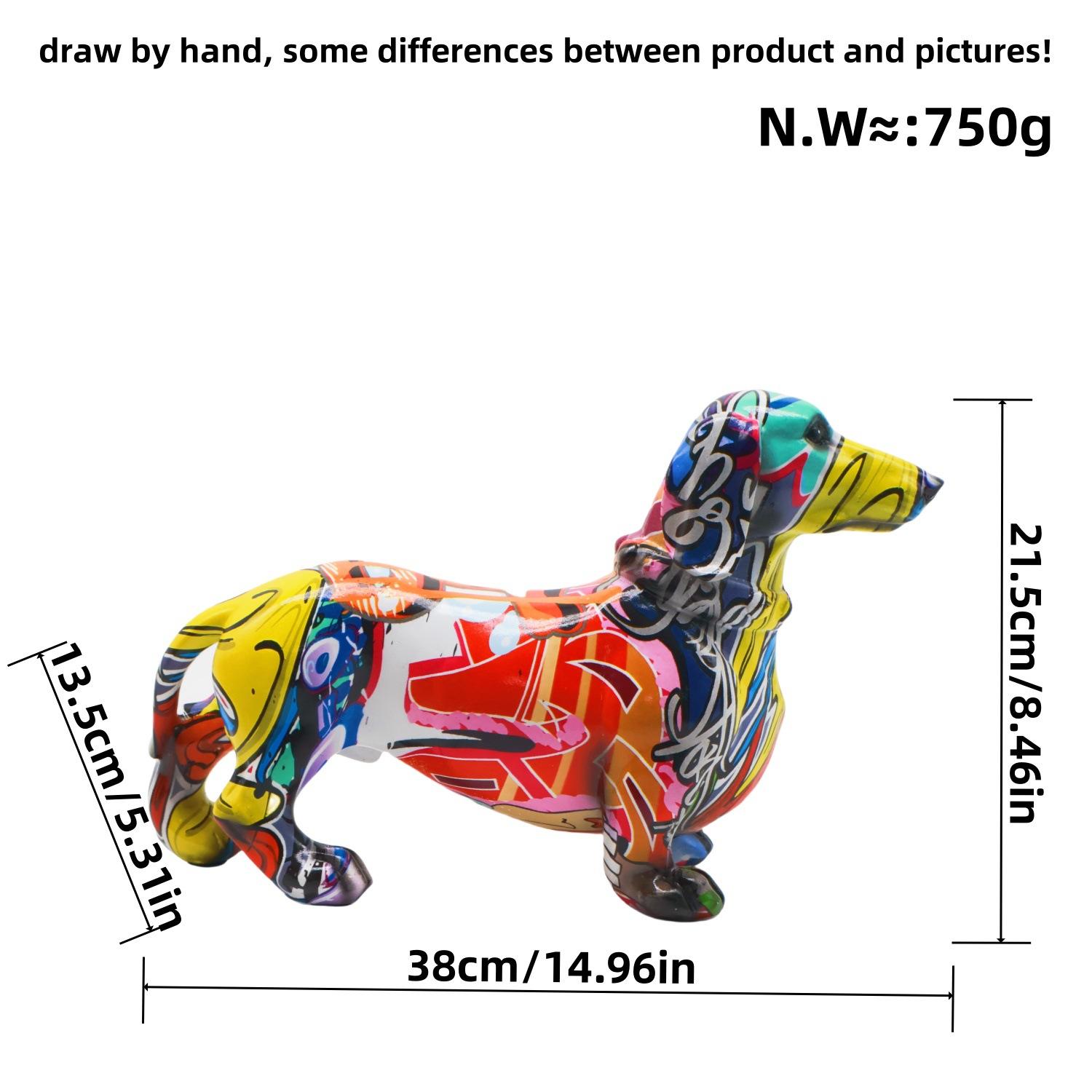 Moderne Eenvoudige Teckel Honden Ornamenten Creatieve Huis Wijnkast Decoratie Kantoor Bureau Sieraden Ambachten