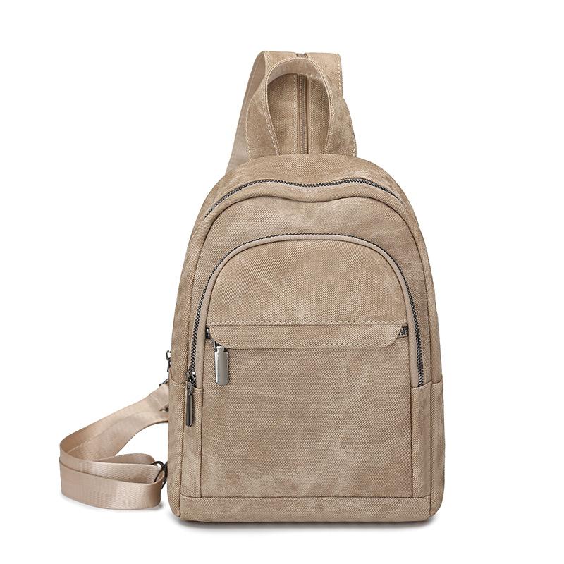 

Многофункциональная нагрудная сумка Женская дорожная сумка Рюкзак большой вместимости хаки