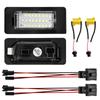 2x Canbus Error Free White Xenon 24 Led License Number Plate Lights Replacement Lamp For Skoda 3 Octavia Rapid Superb B6 Yeti