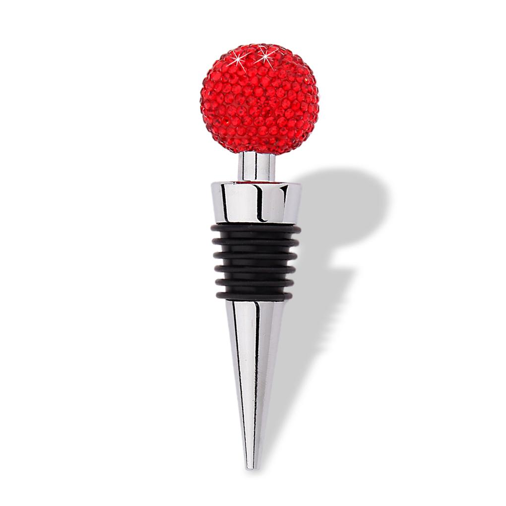 Sparkling Red Wine Bottle Stopper Glitter Cork Cute Funny Leakproof Cap Sealer Reusable Seal Saver Keeper Bar Man Gift