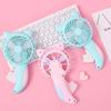Manual Press Small Fan Small Animal Fan Toy Fan Personal Fan Handheld Cartoon Mini Portable Hand Fan for Kids Girls Women Man