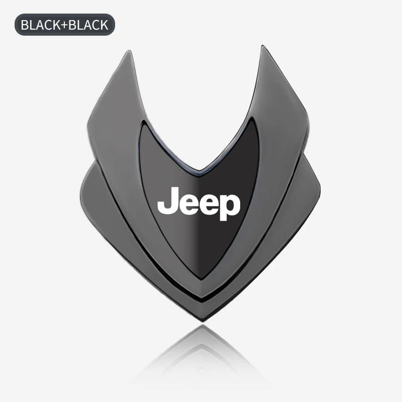 3D Metal Car Emblem Sticker for Jeep Renegade Wrangler JK JL Grand Cherokee 3D Logo Badge Decal Auto Trunk Fender Accessories AJZ1