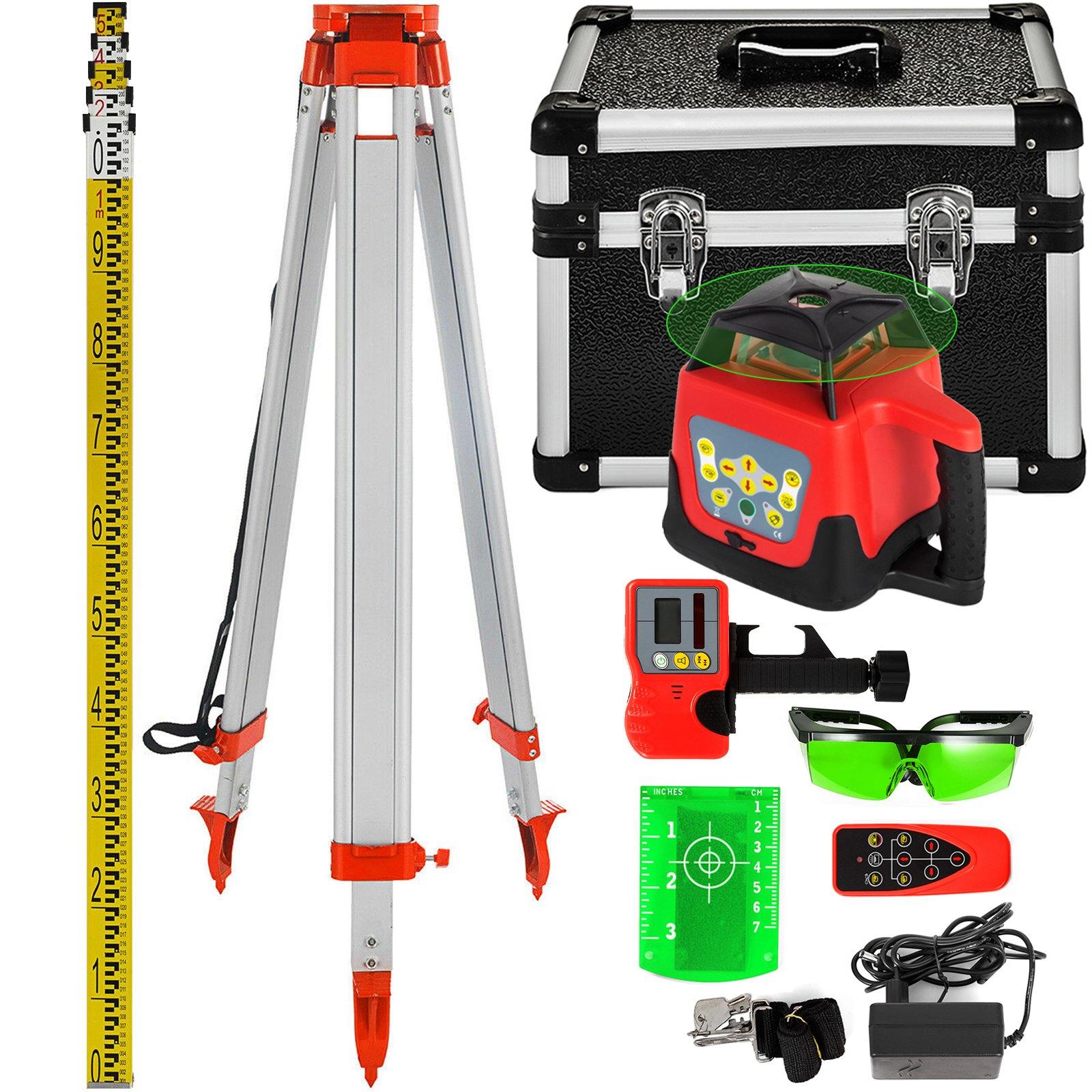 VEVOR Green Rotary Laser Level Kit