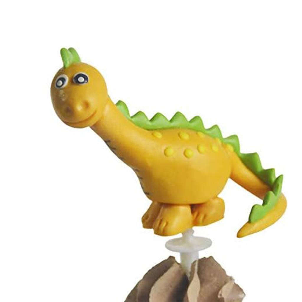 19ks Sada ozdob na dort s dinosauří tématikou Dinosauří Džungle Safari Ozdoby na narozeninovou oslavu Ozdoby na dort s dinosaurem pro chlapce