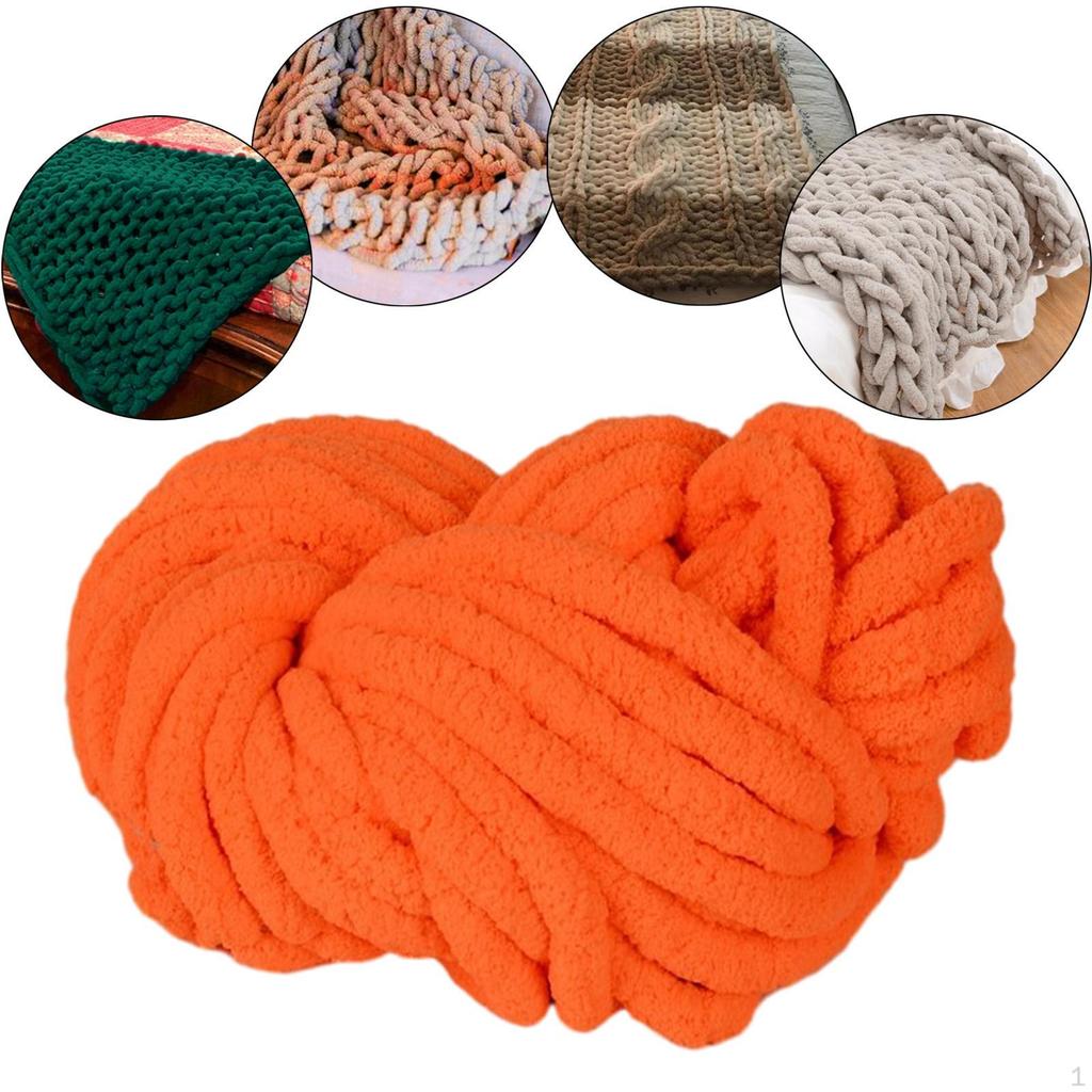Chenille Yarn for Arm Knitting, Great Crafting Blankets and Cushions