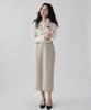 Keullaepeu Tension H-Banding Skirt_Beige