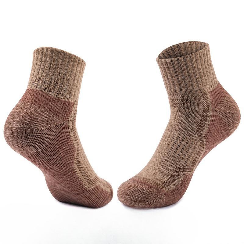 Men's Professional Sports Running Non Slip and Wear Resistant Thick Washcloth Bottom Breathable Wool Socks