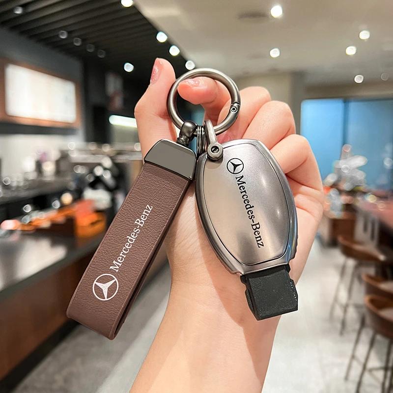 ULA5 Car Remote Key Case Cover Fob for Mercedes Benz A B G R Class GLA GLK W176 W204 W251 W463 Accessories Key Chains