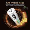 Ebl 8pcs Aa Rechargeable Batteries Ni-mh 2800mah