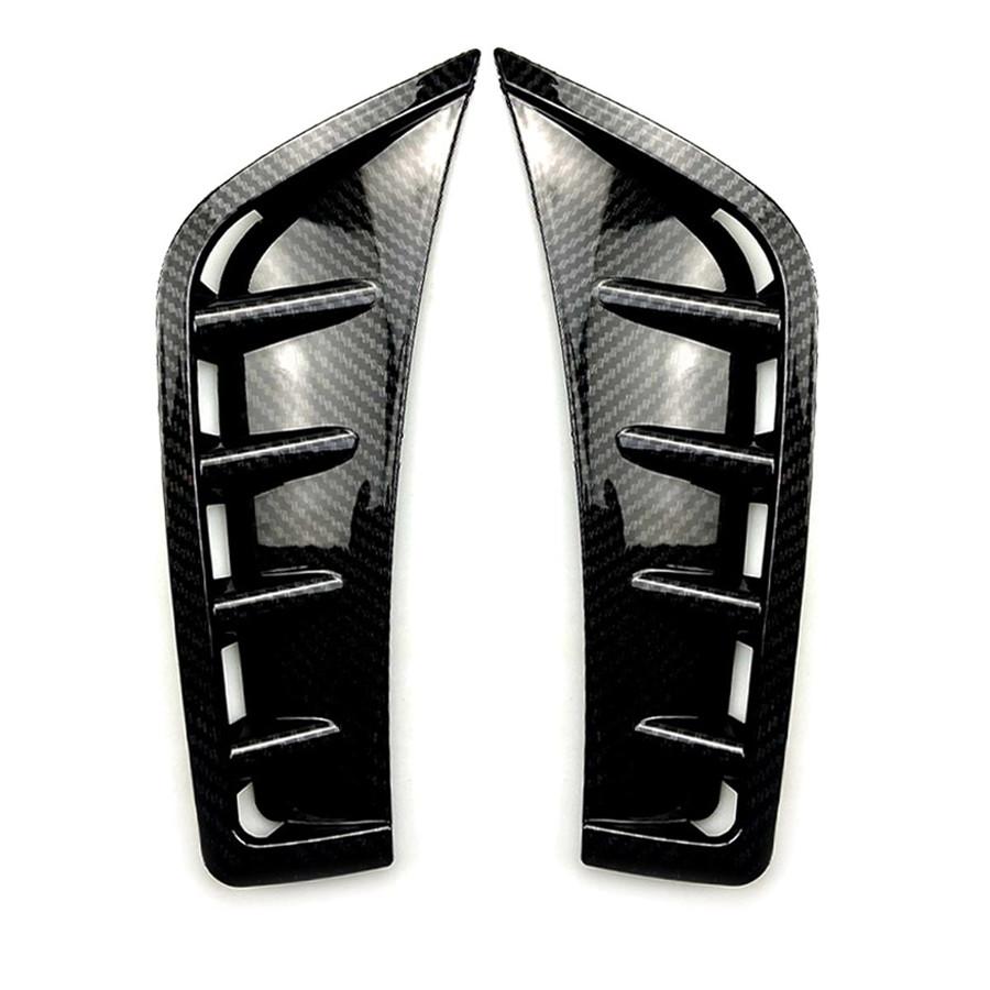 2x Front Bumper Side Air Vent Splitter Spoiler Trim For Mercedes X253 GLC 2020+