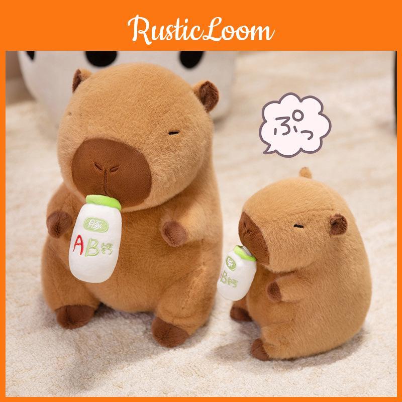 Bottle Capybara Ab Dress Up Cartoon Plush Toys Childres Birthday Dolls Gifts