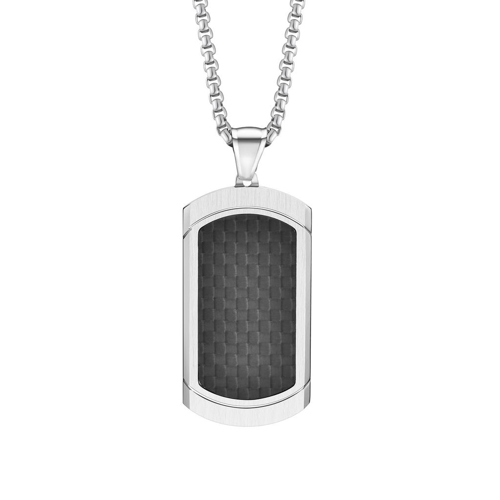 Coole Iced Out Hundemarken-Halskette für Männer, 18K PVD-Goldfarbe, Wasserdichte Edelstahl-Gliederhalskette, Geometrisches Anhänger-Halsband