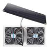 10W Solar plate Powered Exhaust Fan Cooling Ventilator Solar Exhaust Fan for Dog Chicken House Greenhouses Enduring