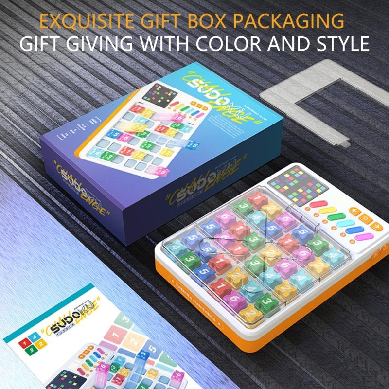 Interactive Electronic Sudoku Game For Children Portable Brain Training Puzzle Ages 6-12