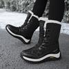 Women's Snow Boots Womens Winter Shoes Keep Warm Plush High-top Boots Fashion Ladies Outdoor Non-slip Mid Calf Boots Botas Mujer