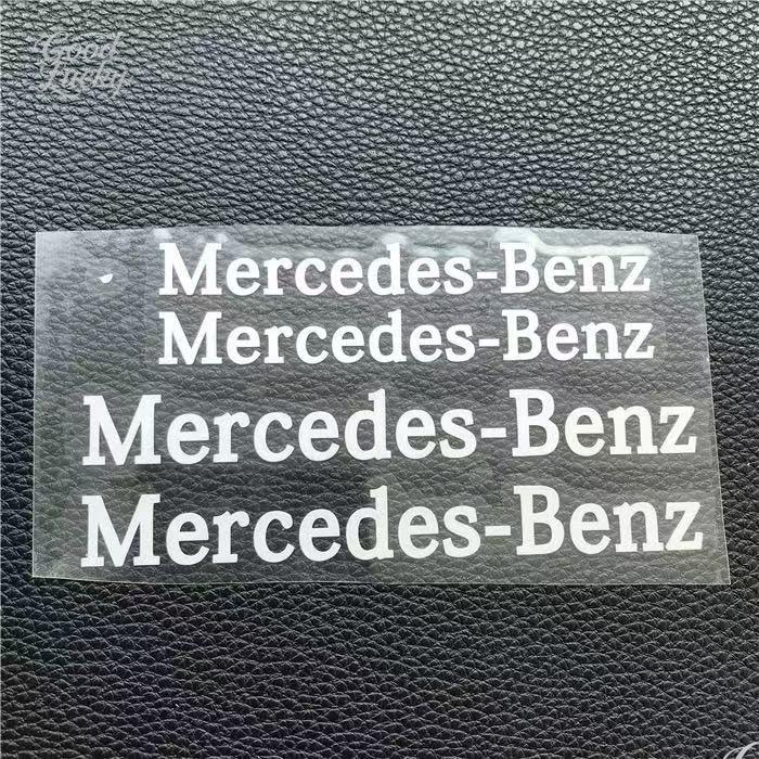 Q1983-Fashion 6pcs Car Styling Dustproof Stickers For Mercedes Benz AMG A C E R M Class CLA GLA W204 W210 W124 W205 W203 Auto Goods