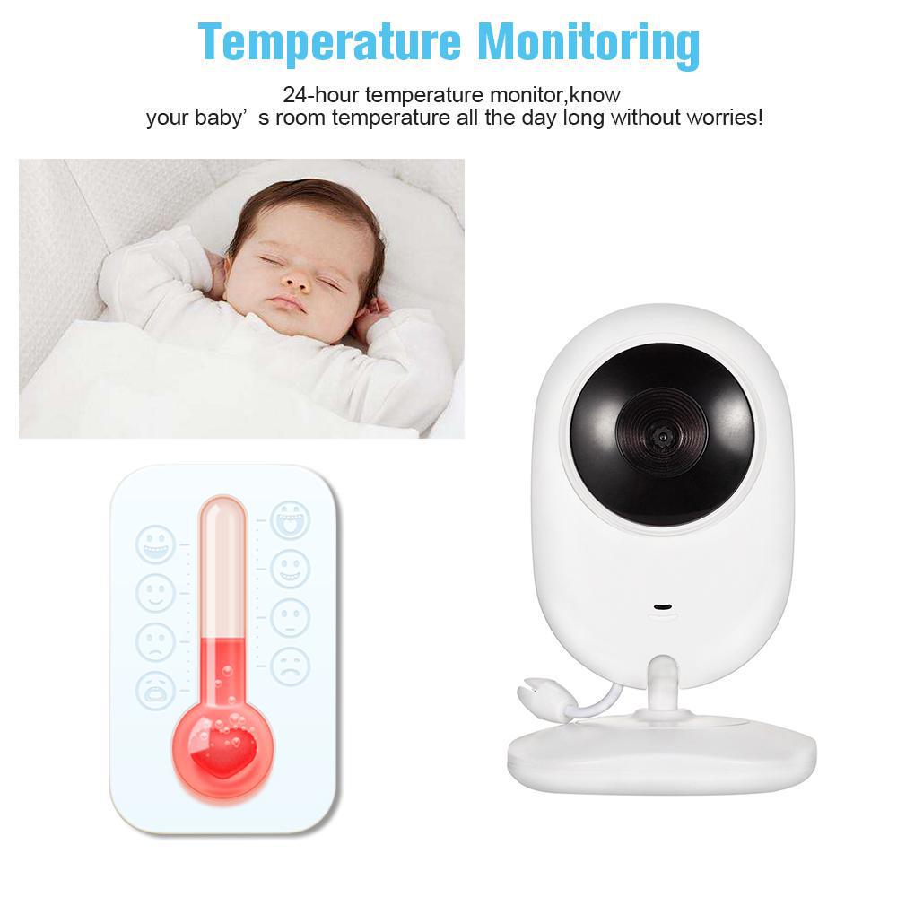 4.3" Baby Monitor with Temperature Monitoring, Two-Way Talk, and Night Vision