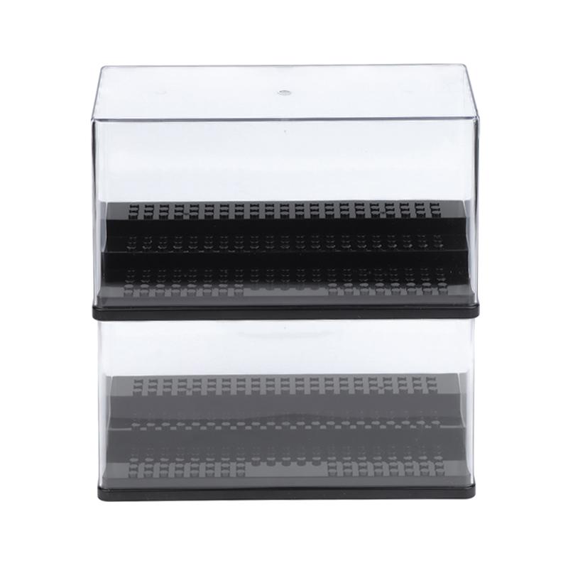 2/1Pcs Acrylic Minifigures Display Case Stackable And Dustproof Building Block Display Box For Action Figure Toys Storage