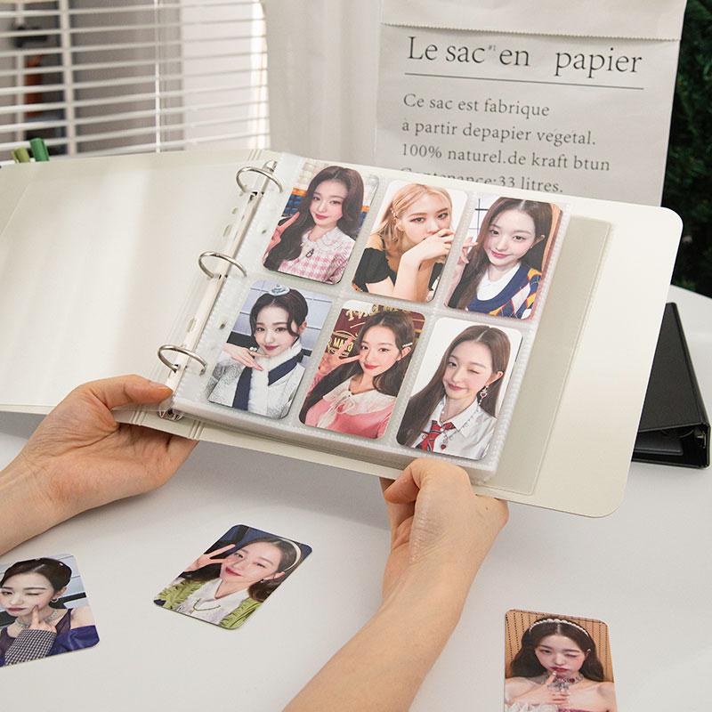 5/6/7/8/13/15 Grids Photocard Holder 1set Kpop Photo Albums Idol Card Collect Book Binding Machine Binder Photocard