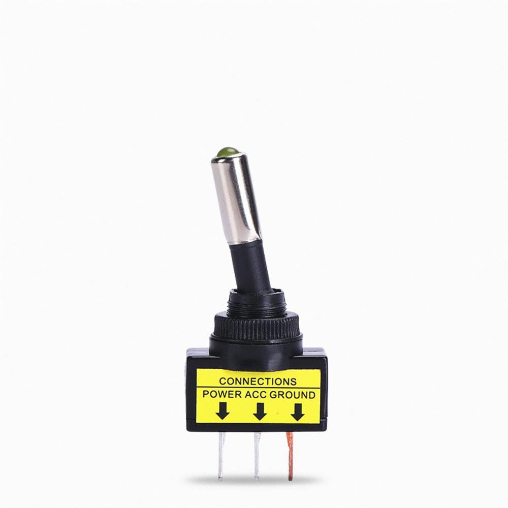 1PCS ASW-15D DC 12V 20A Auto Auto LED Licht Toggle Rocker Swi, 12mm Auto modifikation schalter taste schalter kippschalter