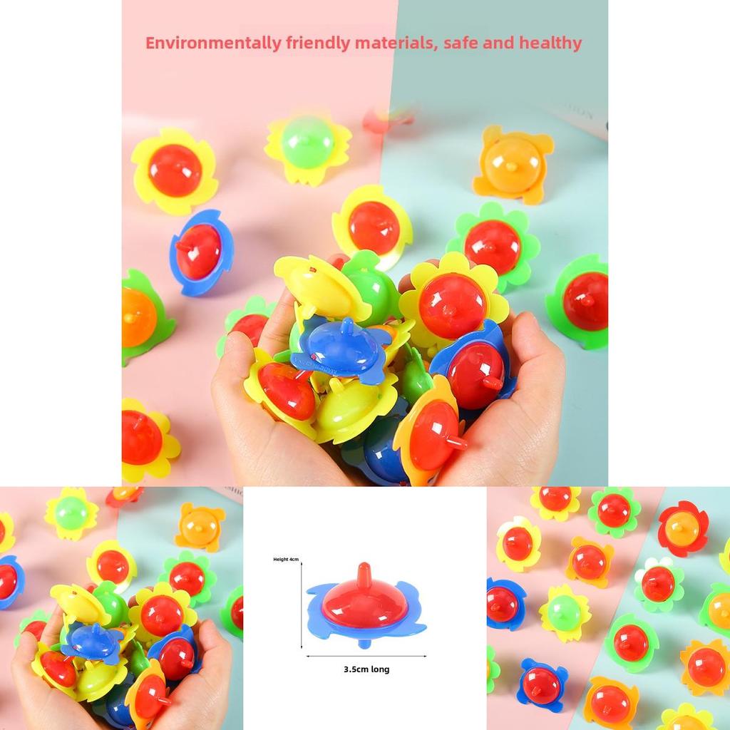 Colorful Handheld Spinning Top With Durable Plastic Material For Children