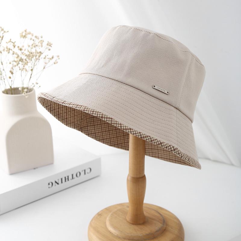 

Жіночий капелюх-відро 2025 Весна Літо Ретро Елегантний Простий Капелюх з бантом Жіночий Японський стиль Капелюх рибалки з великими полями Новинка 56-58CM чорний