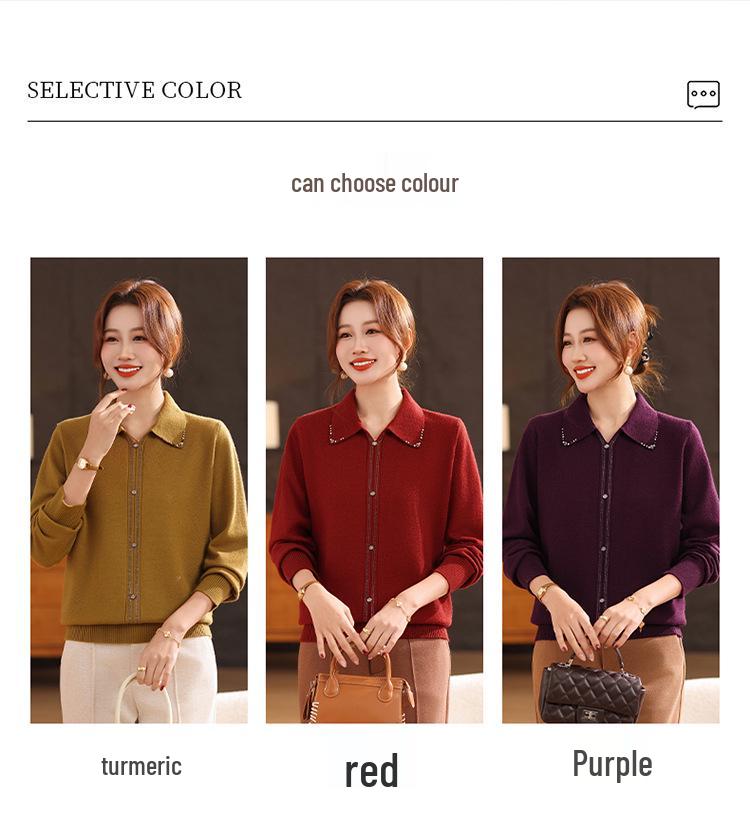Stylish Doll Collar Sweater: Age-Defying, Light Luxury Lapel Top for Women (2026 Edition)