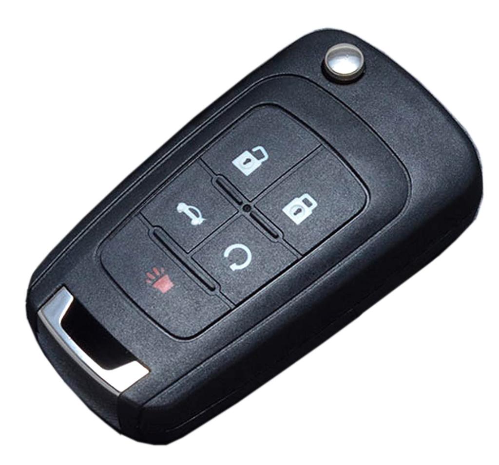 5 Button Keyless Remote Flip Car Key Fob for Chevrolet