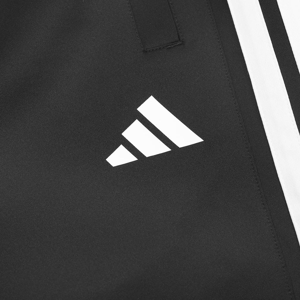 adidas Classic Logo Side Three Stripes Comfortable Cuffed Sports Knit Pants Unisex Bottoms Black TR30P1R2CS-BW