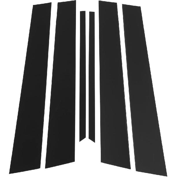 

6 Pcs Door Pillar Window Trim for Nissan Sentra 2000-2006 Front Rear Left Right Anti Scratch Sticker Pillar Posts Cover Carbon Fiber Pattern Black чёрный