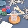 30pcs/Set Original Smokeless Candle Wicks Soy Wax Core Woven Cotton Core Kerosene Lamp Wax Line Wood Accessories Candles Making