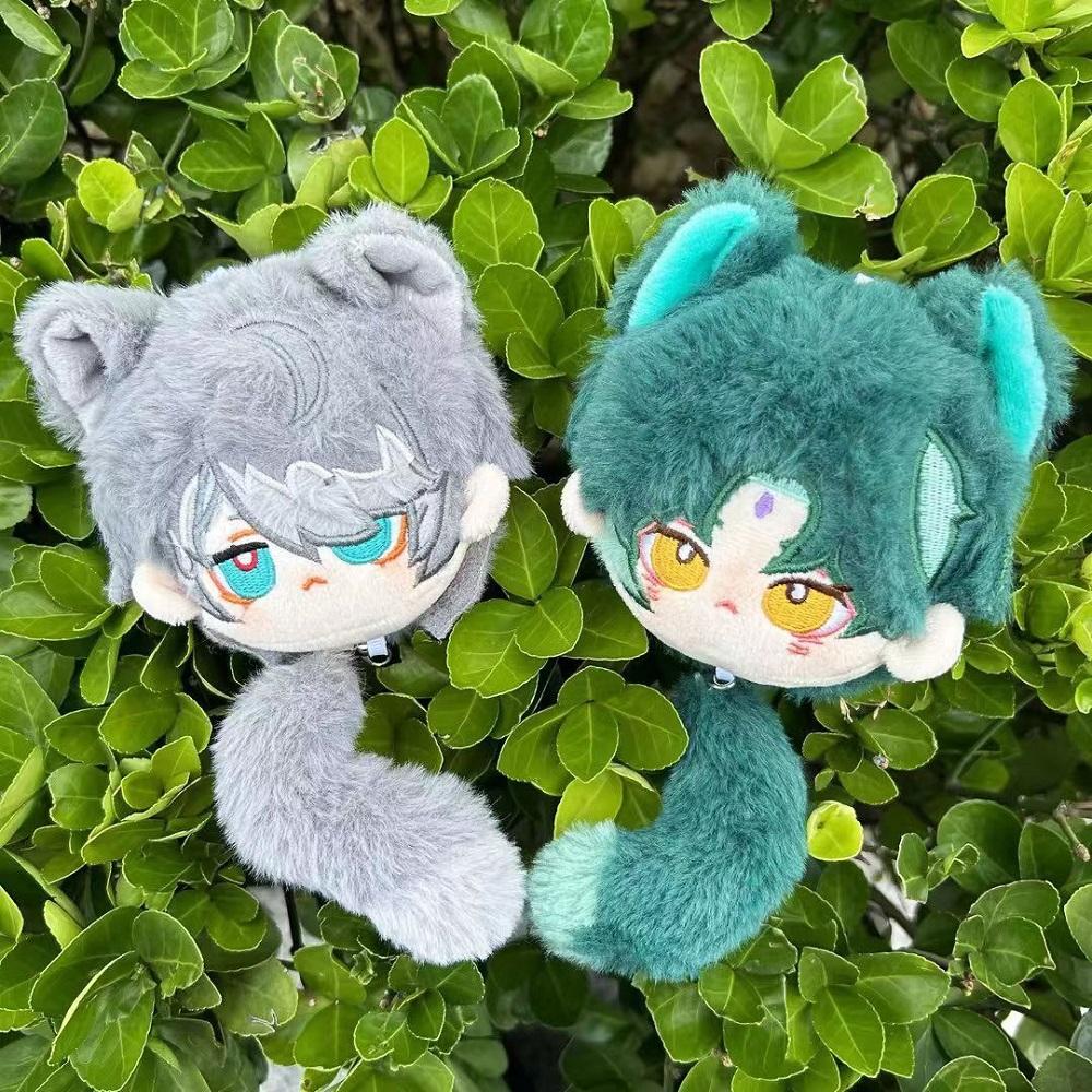 Genshin Impact Plush Toys Al Haitham Xiao Bag Pendant Keychain Cartoon Figure Anime Cosplay Stuffed Doll Gift