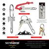 17-in-1 Multi-Tool Keychain, Military Steel Card Tool with Screwdrivers & Bottle Opener, EDC Survival Gear