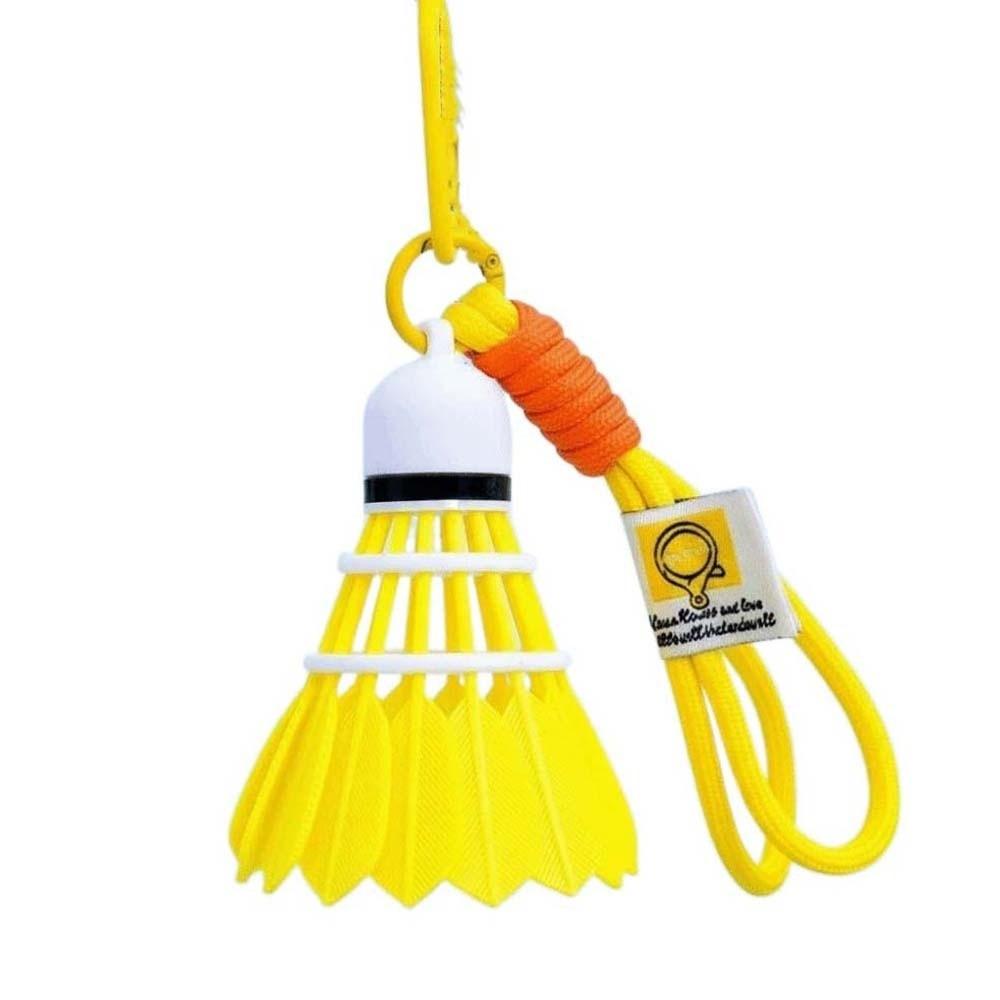 Handicrafts Badminton Bag Pendant Funny 3D Printing Key Ring Badminton Key Chain  Pouch Charm