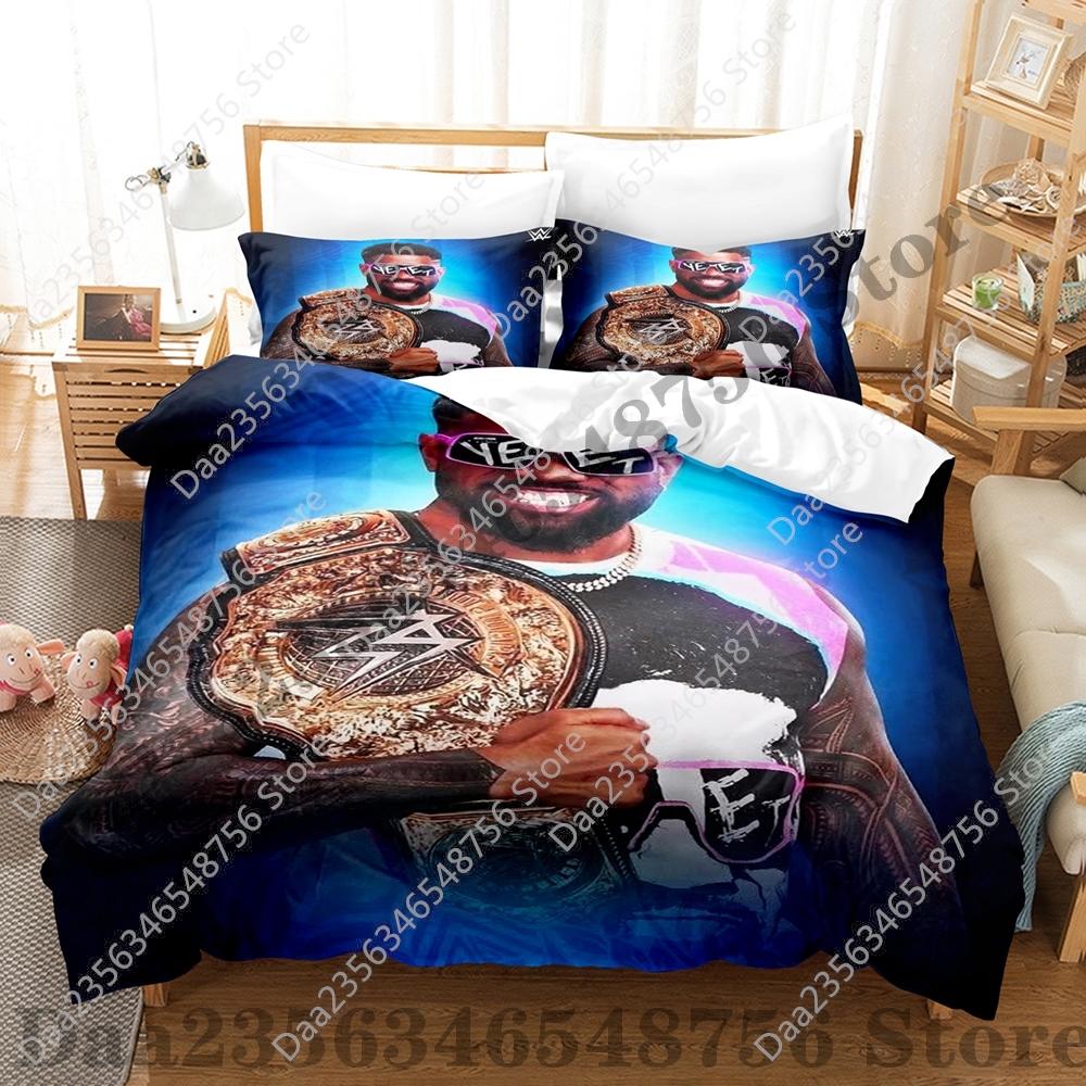Comforter Lightning Jey Uso Bedding Set Single Twin Full Queen King Size Bed Set Adult Bedroom s Wwe 2K25 Bed