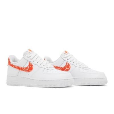 Damen Air Force 1 07 Rush Orange Paisley DJ9942-102