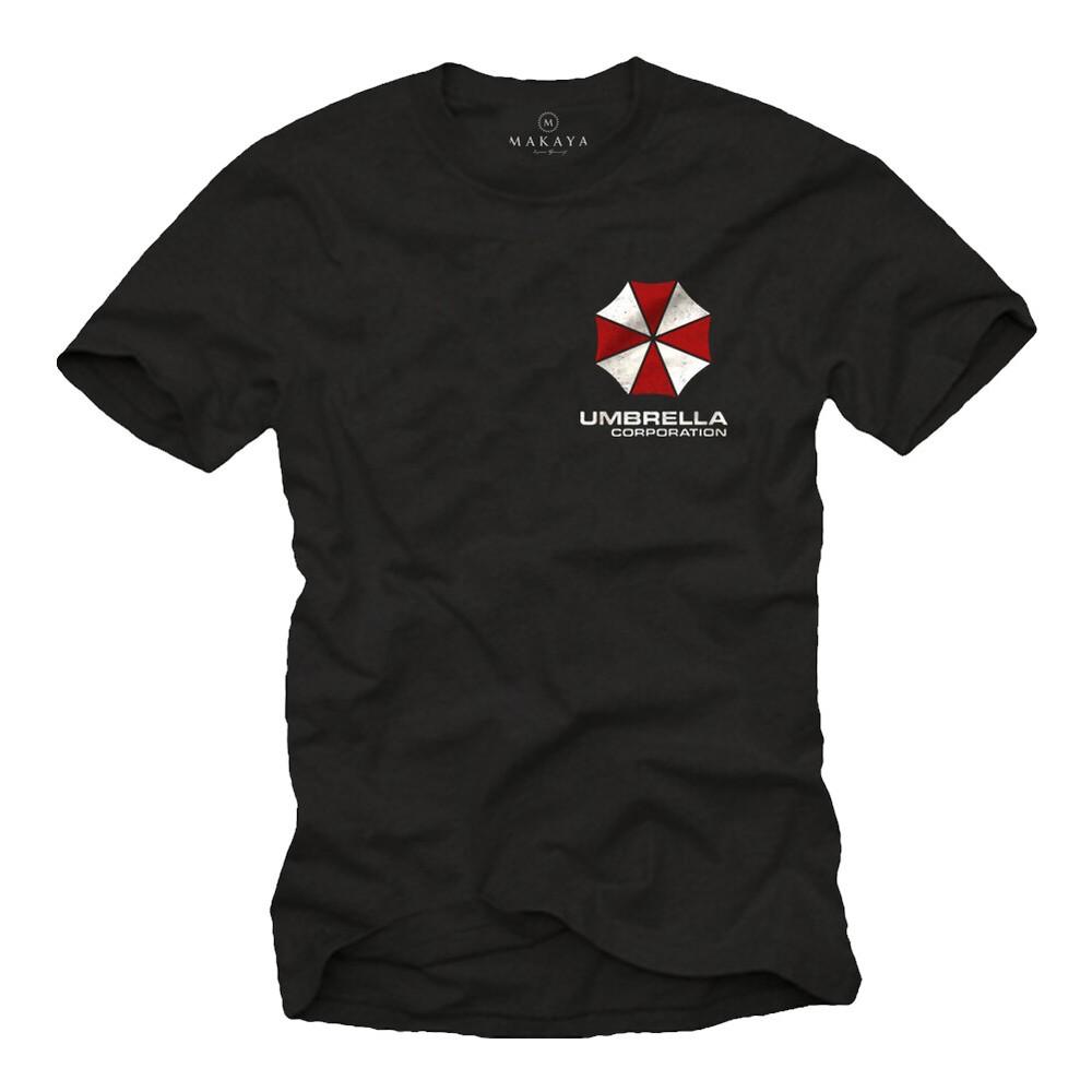 

Umbrella Corporation Resident T-Shirt Mens Gents Evil Gift Black 2XL