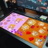 Colorful Characters Large Size Mouse Pad Large Gaming Table Cushion Nonslip Laptop Tablet Big Mousepad Xxl Mat Mini PC Playmat With Lock edge