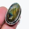Natural Labradorite Gemstone 925 Sterling Silver Jewelry Ring Size 6 AR-17872
