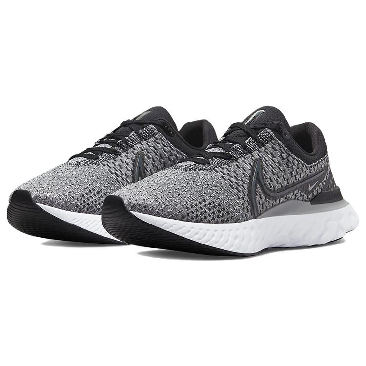 New Nike React Infinity Run Flyknit 3 'Black Grey Fog' DH5392-006
