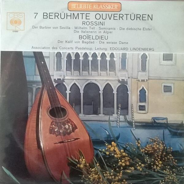 

LP Record GIOACCHINO ROSSINI FRANOISADRIE 7 Berhmte Ouvertren 51002 CBS Germany Classical Used