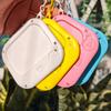 Mini LCD Writing Tablet Keychain with Pen Kids Colorful Doodle Notepad Erasable Drawing Board Sketch Pad Bag Backpack