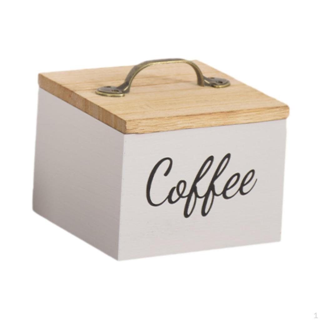 Coffee Capsule Holder with Lid, Large Capacity Pod Organizer Display Box for Home, Desk,