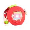 Silicone Protective Cover with Panel Paper Pendant Red Pink Strawberry Decorative Cover Knob Cover for Tamagotchi Paradise