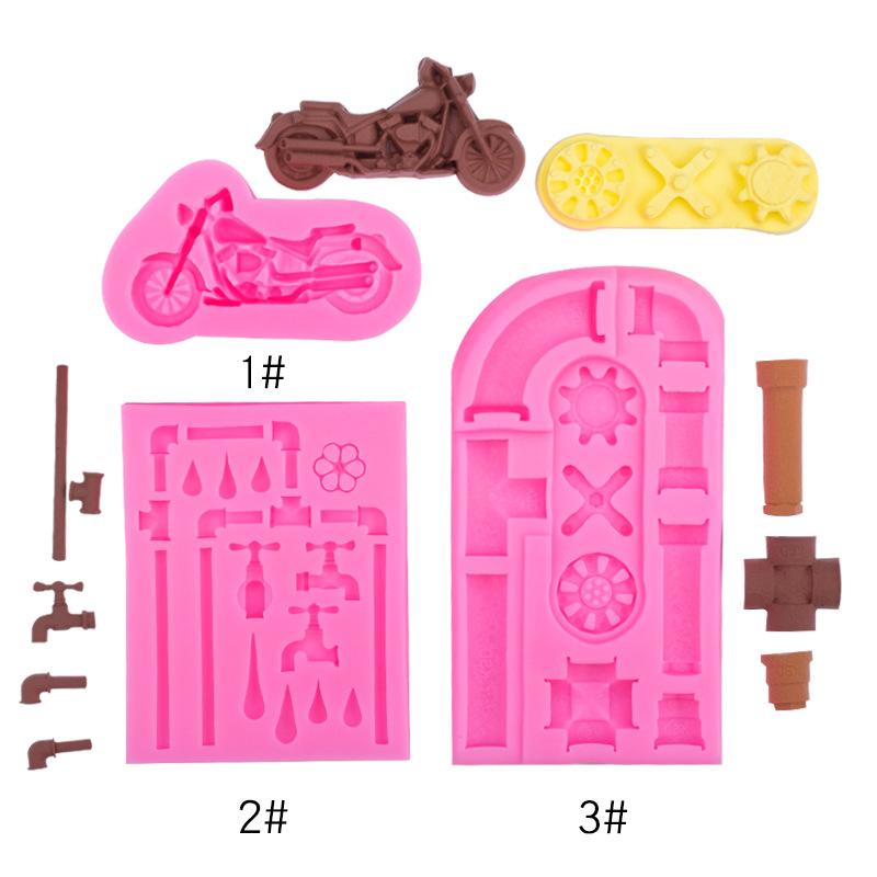 1 Pezzo Rubinetto Tubo Silicone Stampo Sugarcraft Strumenti Resina Stampo Cottura Cupcake Strumenti Decorazione Torta Fondant