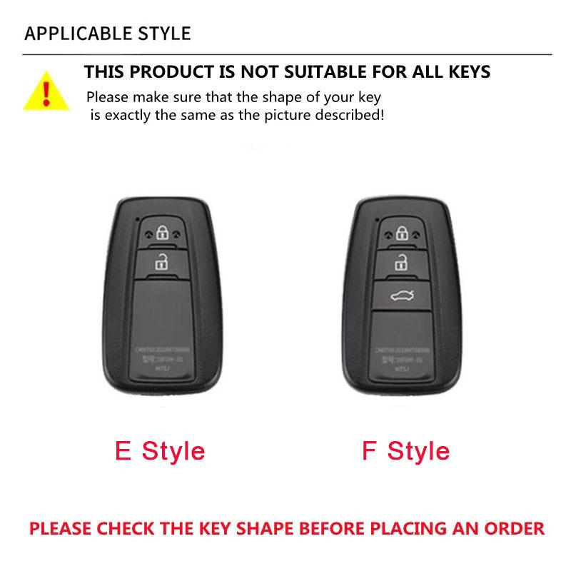 Car Smart Remote Key Case Cover Holder Shell Fob For Toyota Corolla Prius Camry CHR C-HR RAV4 Altis Land Cruiser Prado Keyless