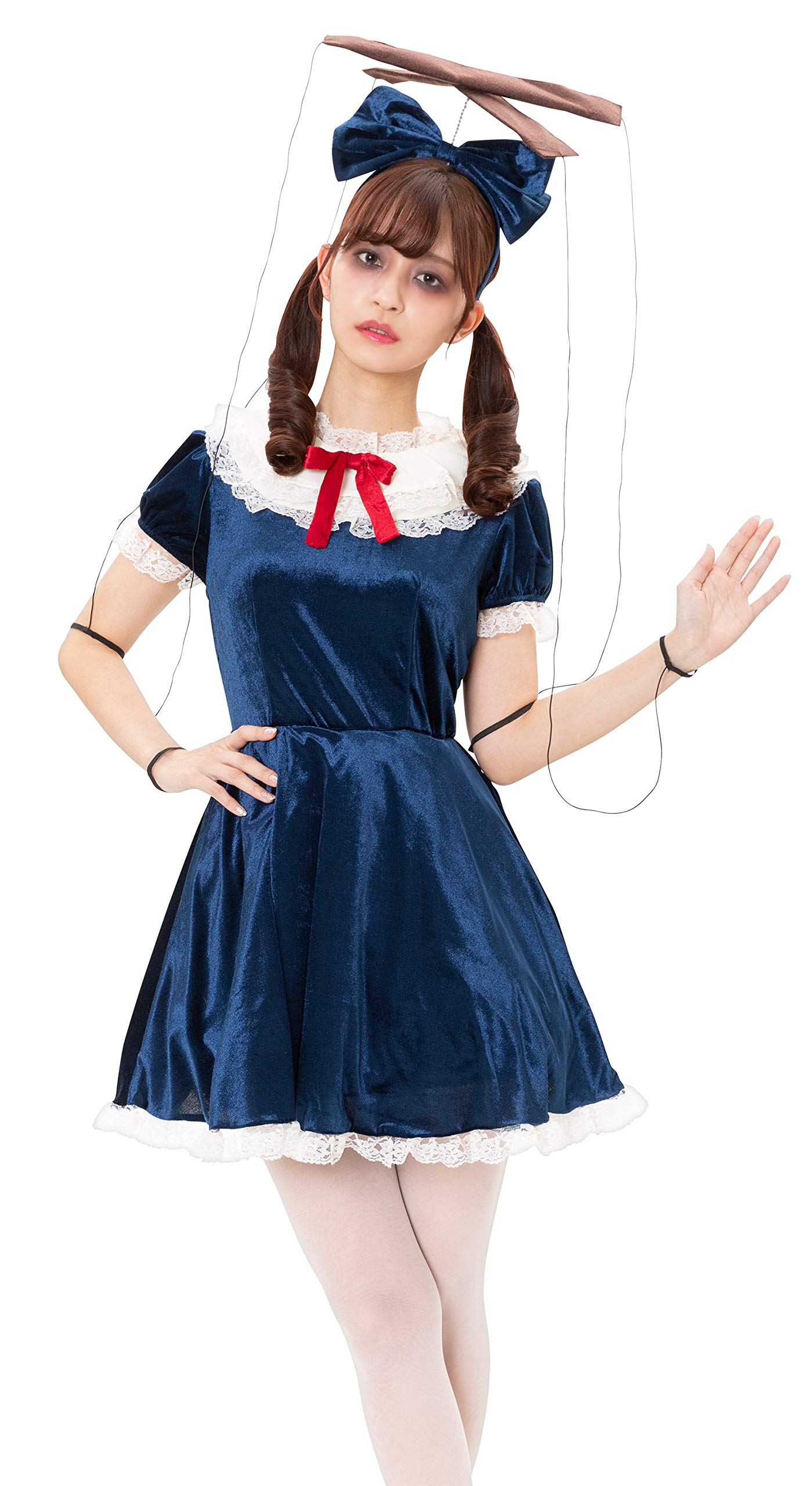 

Party City ANTIQUE DOLLS Cosplay Elise Blue Blue Women s