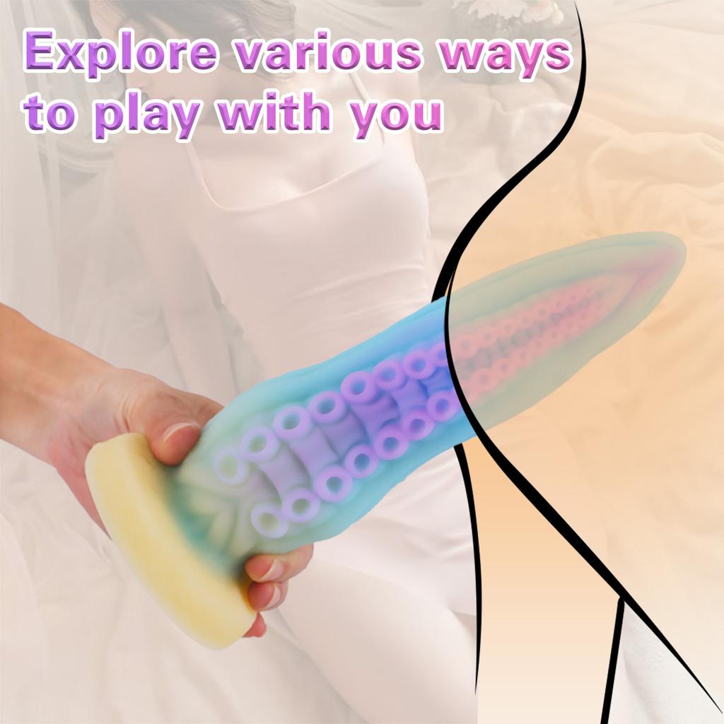Octopus Tentacle Anal Plug - Soft Silicone Butt Plug for Women & Men, Stretching Anus Trainer, Unique Design Adult Sex Toy for Anal Play