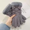 Plush Winter Padded Gloves Waterproof Thermal Skiing Mittens New Cycling Gloves